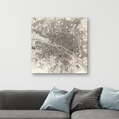 Paris - 32"x32" art on canvas