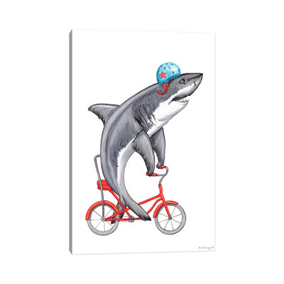 Requin à vélo - impression