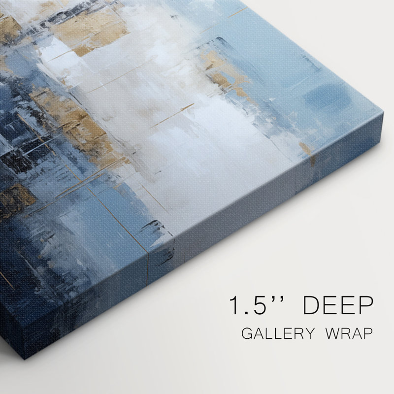ABSTRACT Series DXL  -Premium Gallery Wrapped Canvas -Ready to Hang, 27" H x 18" W