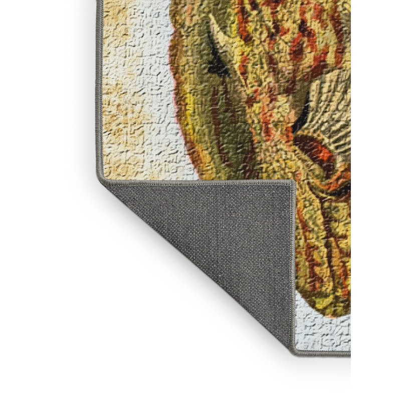 Tapis poisson jaune, Rectangle 2 pi x 3 pi
