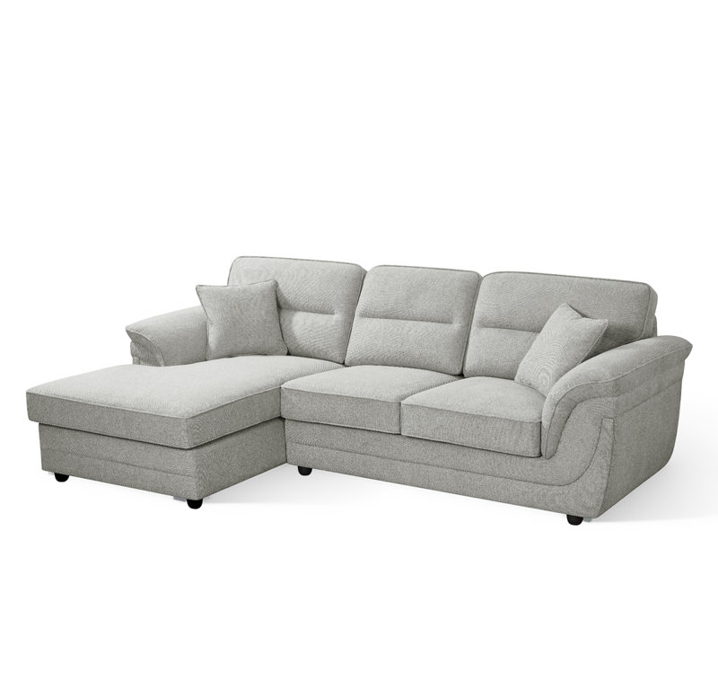 Howie 3 Seater Corner Sofa, Left Hand Facing, Grey