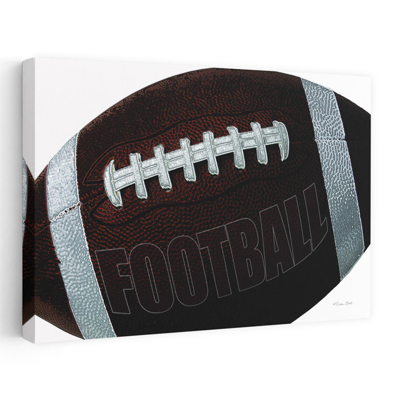 Football, art contemporain, H 24 po x l 36 po
