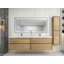 Ensemble de meuble-lavabo double mural 84 po Seavy-1018436945