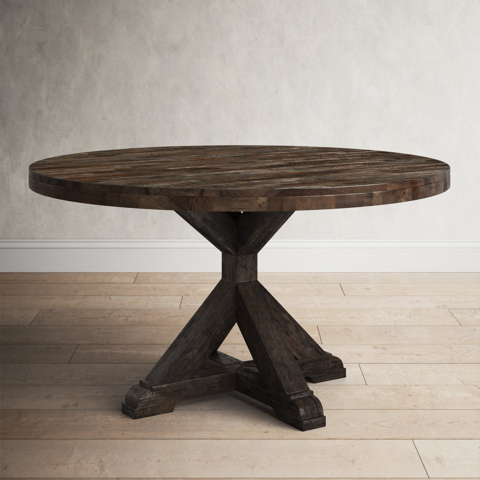Birch Lane™ Bianca Round Solid Wood Dining Table & Reviews Wayfair