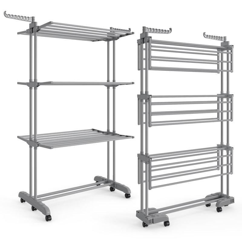 Steel Foldable Freestanding Drying Rack