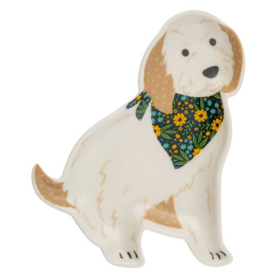 PLATEAUX À BIJOUX EN CALICO POUR CHIEN