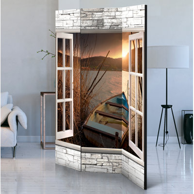 Rafferty Solid Wood Folding Room Divider