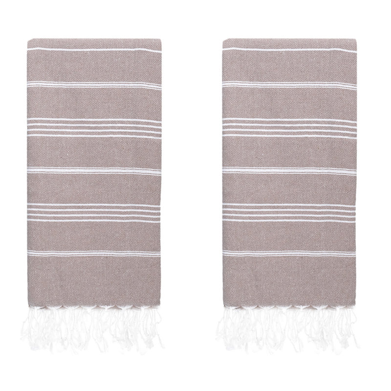 Ensemble de serviettes de plage Dayanara, Light Brown