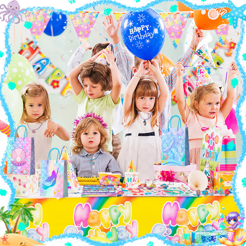 84pcs Mermaid Party Favors 