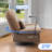 Betzabe Oversize 44.8" W Faux Leather Power Recliner, Voice Control, USB, Bluetooth, 270° Swivel-100492497