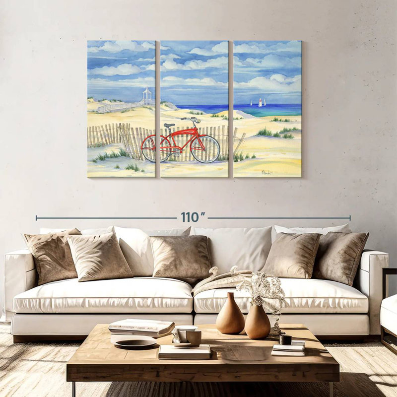 Gillard Beach Cruiser I, 48" H x 74" W