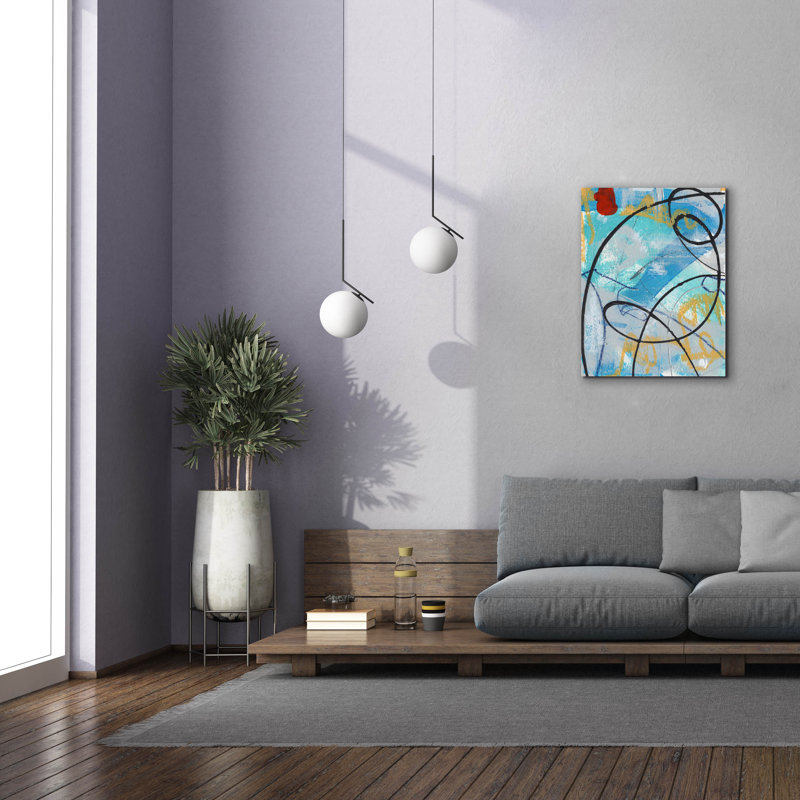 Toile épique Graffiti «Whirlwind 3» par Laura Gibson, 26 po x 34 po, H 34 po x l 26 po