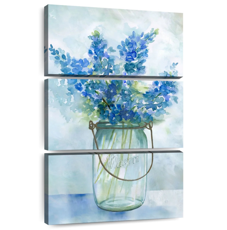 Harnek Bluebonnets II, 57" H x 36" W