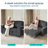 Sherry 56" Upholstered Pull-out Sofa Bed Loveseat with USB Charging & Cup Holders-1917066963-1923302649