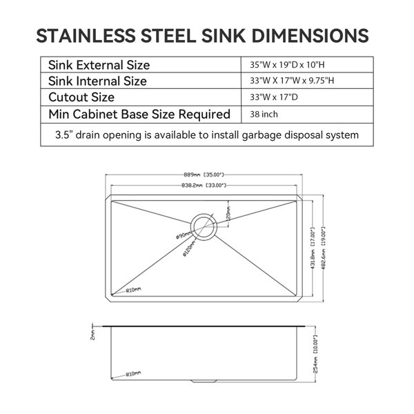 Product Dimensions
