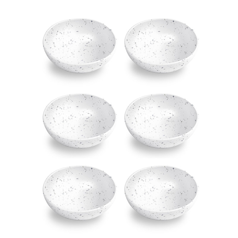 Samata Terrazzo Merge Bowl - White - 7"