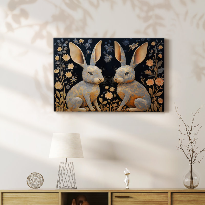 Animaux, série de paysages, H 12 po x l 18 po