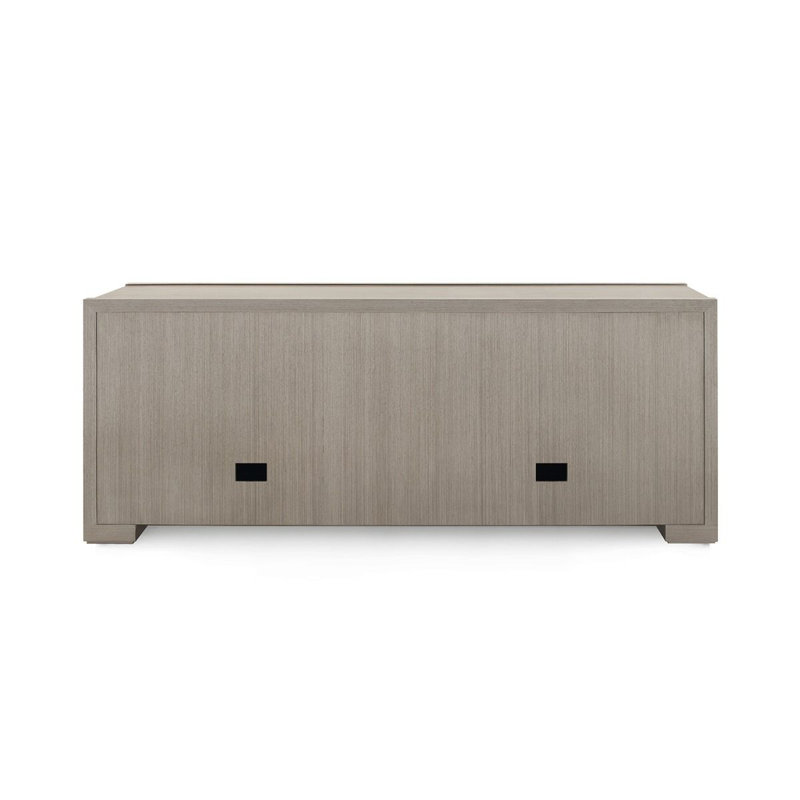 Blake 72.5'' W Solid Wood Sideboard, Taupe Gray