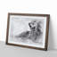 Golden Retriever in Abstract - Picture Frame Art Print-55608721-55608722