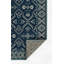 Tapis bleu marine en polypropylène tissé à la machine Jaymeir-1429837440