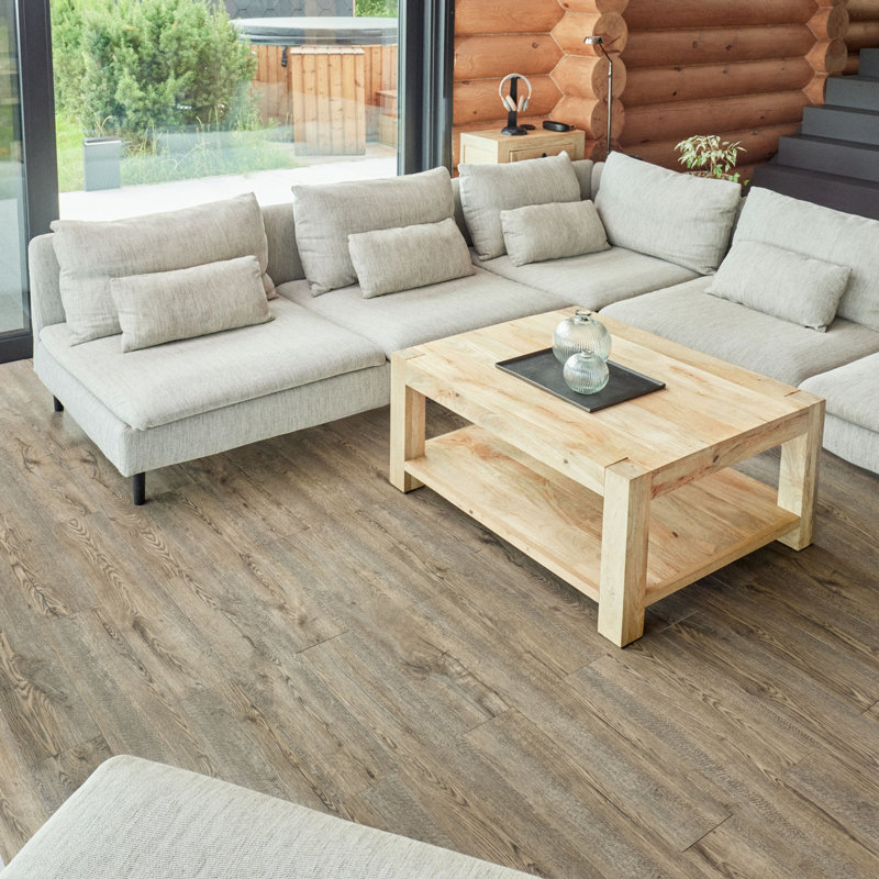 Margorie 1.5mm Thick 15.2cm W x 91.3cm L Plank, Darker Brown Oak