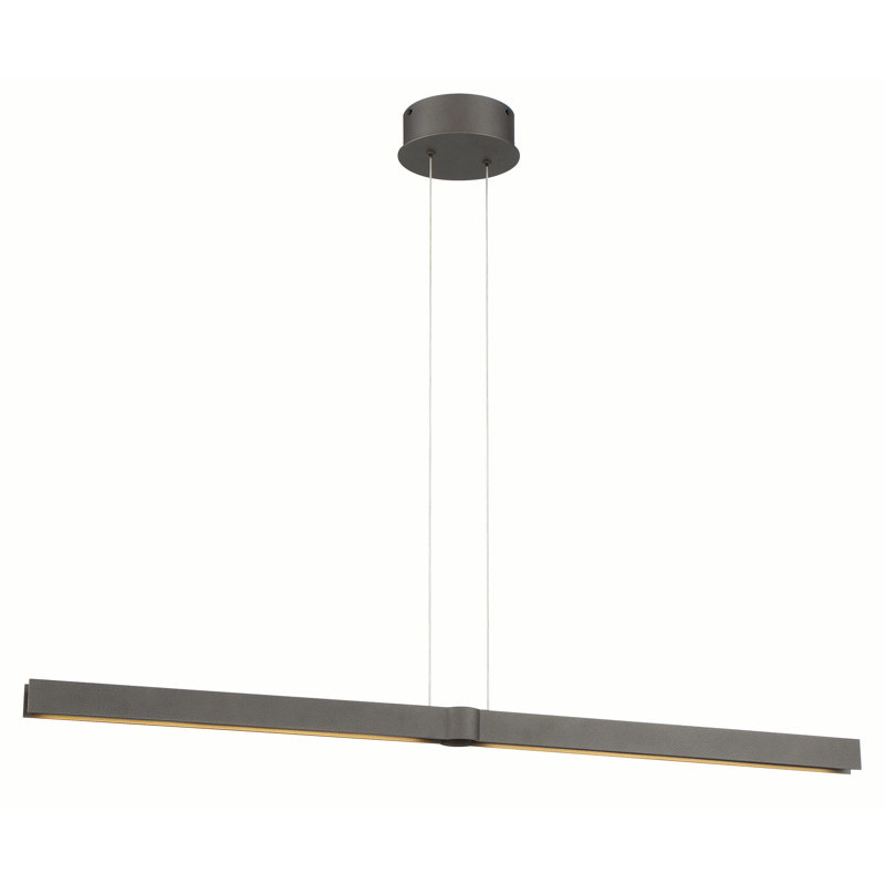 Krischelle 1 - Light Matte Black LED Kitchen Island Pendant
