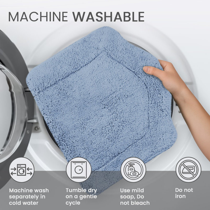 Tapis pour salle de bain Morissette, Île Seymour Nord, Galapagos, L 22 po x L 60 po