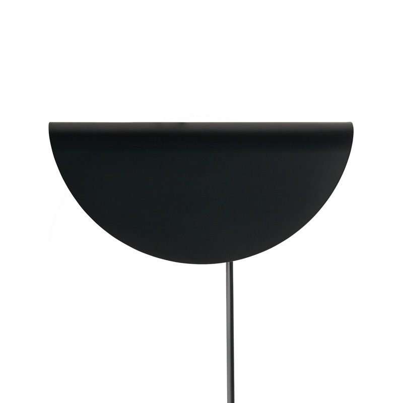 Steel Flush Mounted Sconce, Black