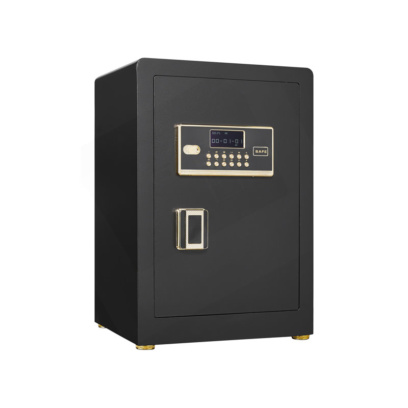 Coffre-fort de bureau d'hôtel en acier allié solide, coffre-fort numérique de sécurité avec clavier électronique, clé de rechange, alerte intelligente, mode silencieux, coffre-fort anti-vol pour les documents de valeur