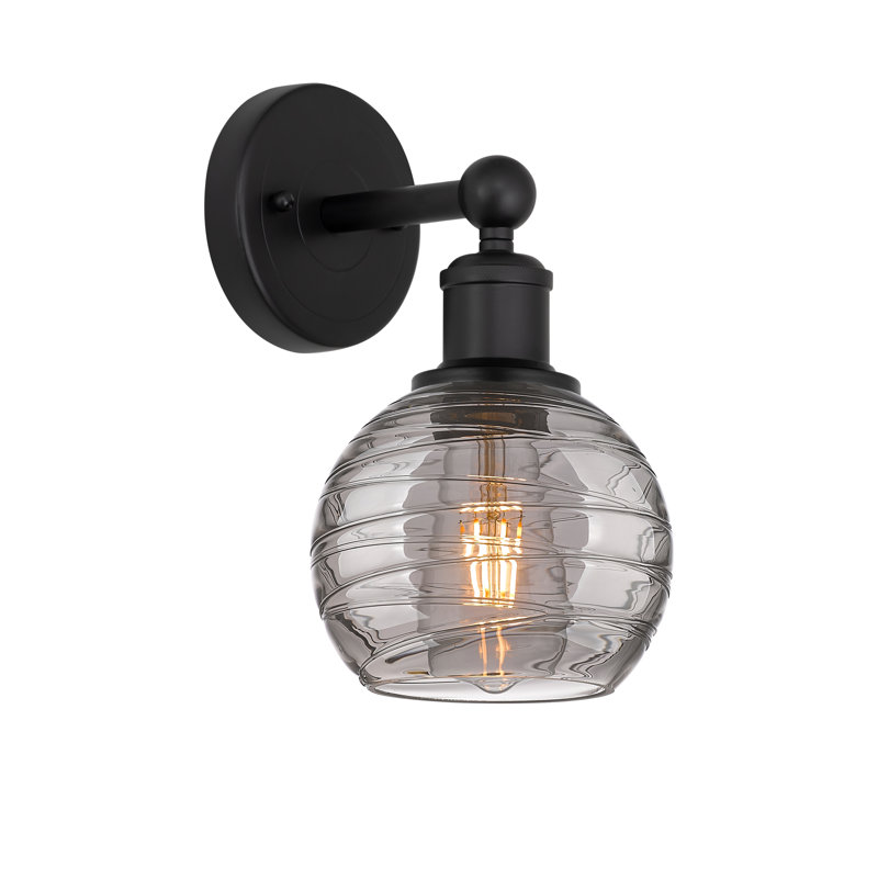 Plafonnier semi-encastré 1 lumière 6SM, Noir mat