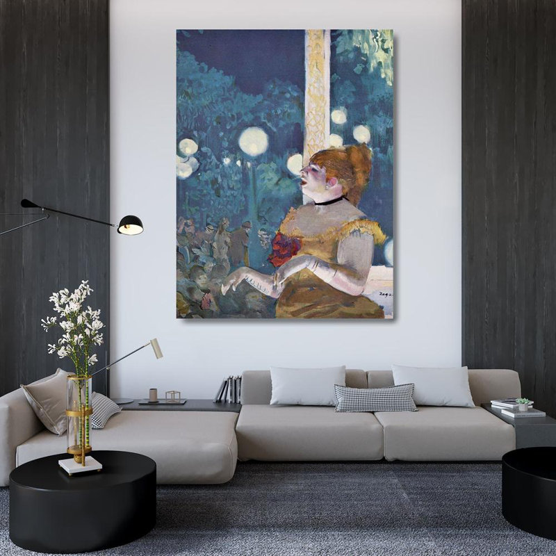 Art sur toile tendu avec châssis Lark Manor ™ Degas, Edgar 55489, H 47 po x l 36 po