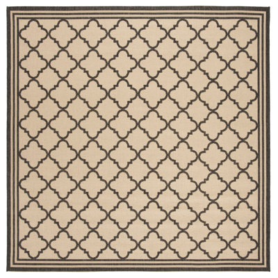 Hardrian Indoor/ Outdoor Cream/Black Rug