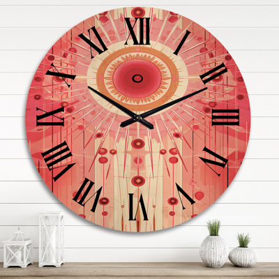 Horloge murale visionnaire géométrique Awakening of Consciousness IV
