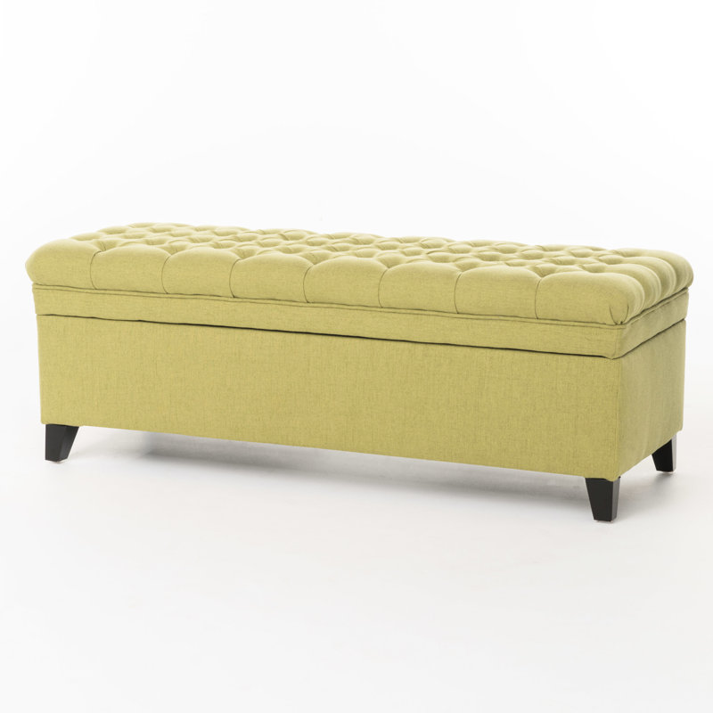 Storage - In Fabric With Birch Legs, 51.49D X 20.08W 18.30H, Versatile Organization Option Legged , 50D 20.5W 18.3H, Store Your Essentials