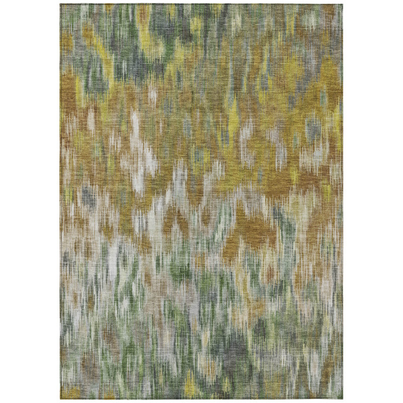 Machine Washable Indoor/Outdoor Amanda ACN2129 Abstract Rug, Rectangle 8' x 10'