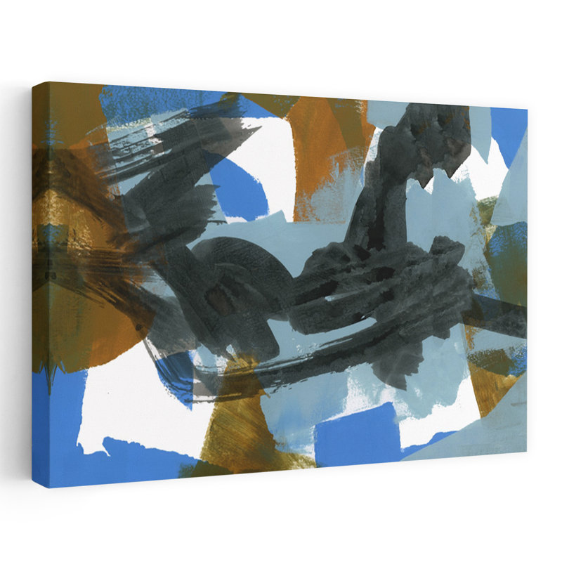 Art contemporain contemporain abstrait, H 36 po x l 24 po
