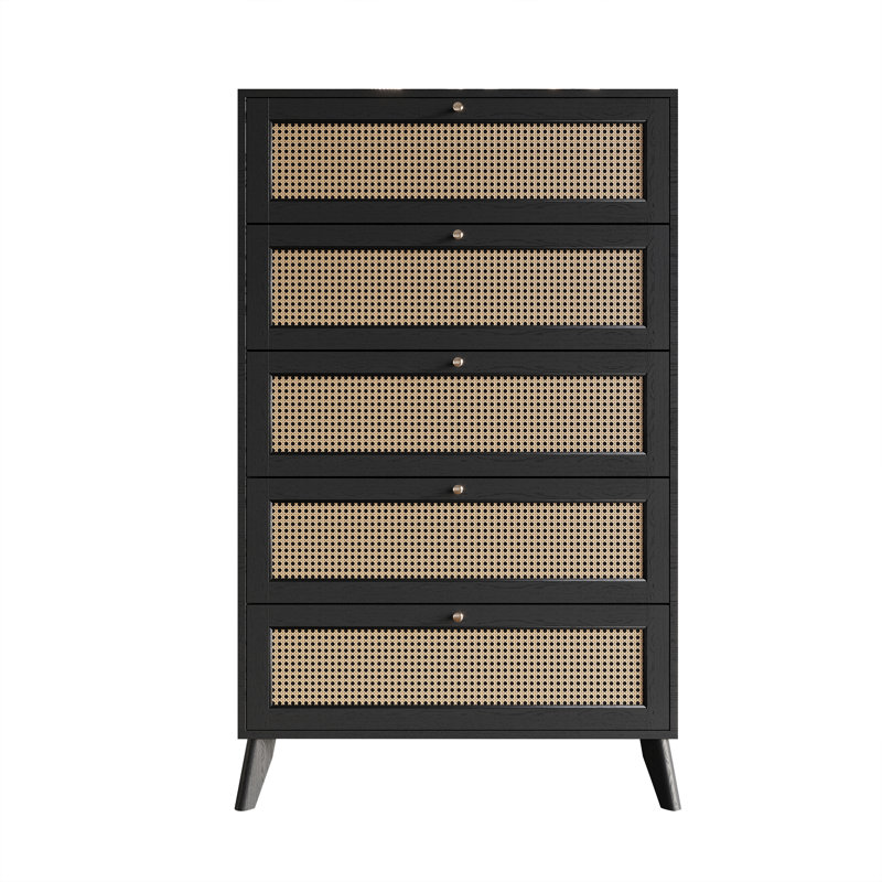Commode Porston, Noir