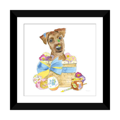 « pâques pup iii », reproduction d’impression sur toile