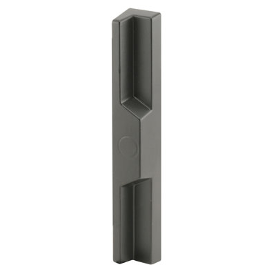 Poignée extérieure universelle pour porte coulissante, moulée sous pression, peinte en noir, non verrouillable (paquet simple)