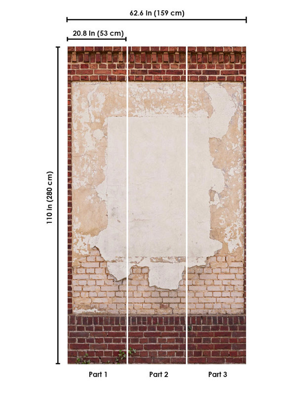 Brick Wall Mural