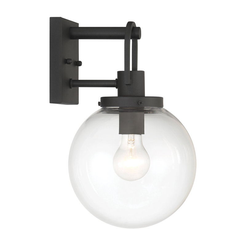 Wenston 1 - Light Outdoor Sconce, 4.23" H x 13" W x 8" D