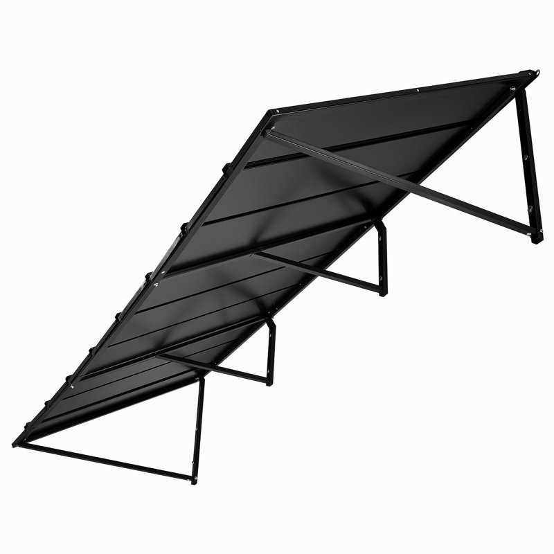 Auvent pour fenêtre avec auvent de porte d'extérieur en acier antirouille 104 x 36 po