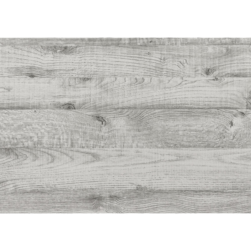 Table d'appoint Contemporary Living - stratifié gris, métal noir, détails de bureau modernes, espace