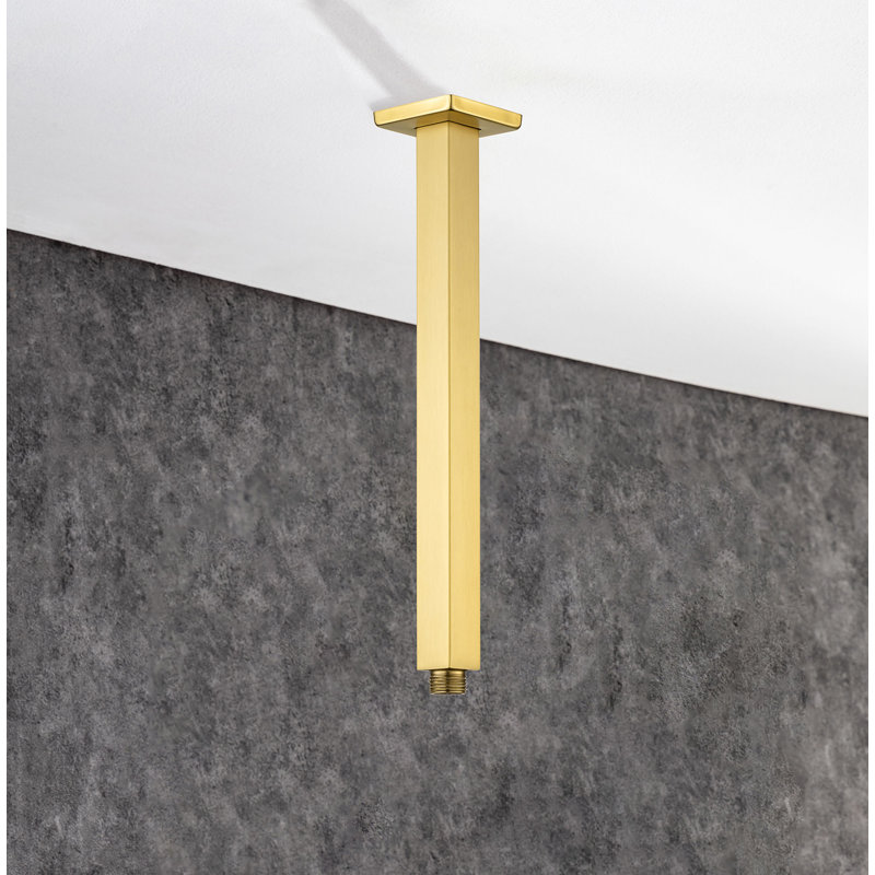 Fixed Shower Head, Brushed Gold