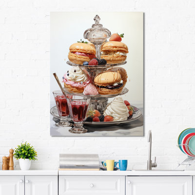 Food French Pastries II - Décoration murale aliments et boissons
