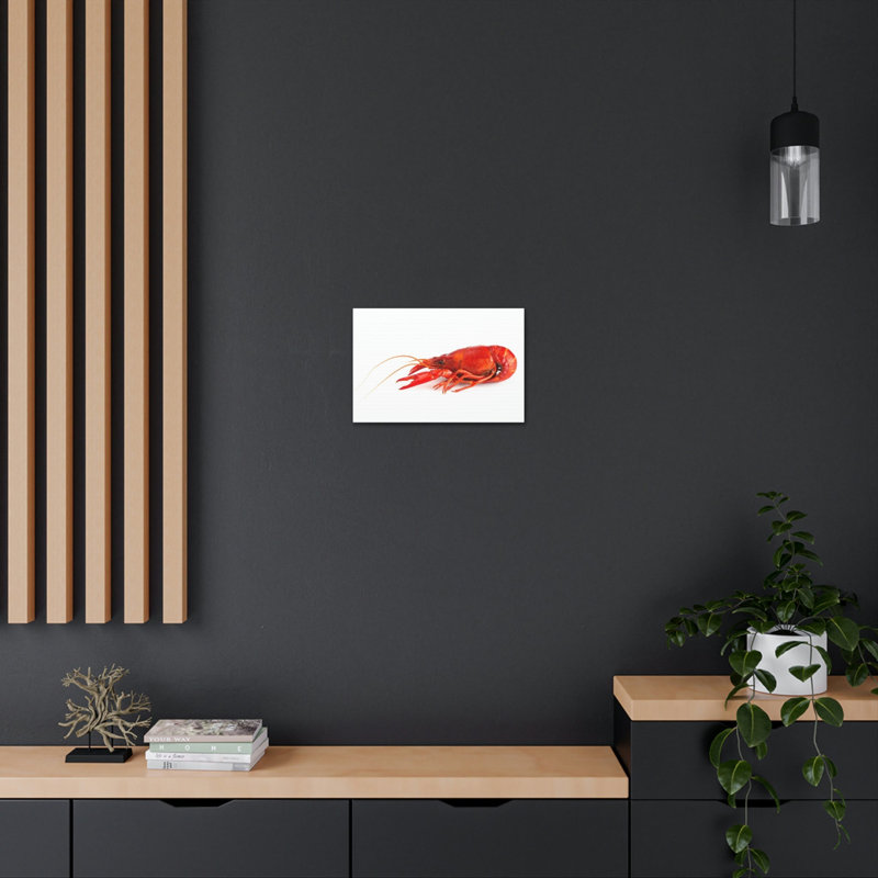 Art mural majestueux écrevisse, H 18 po x l 24 po