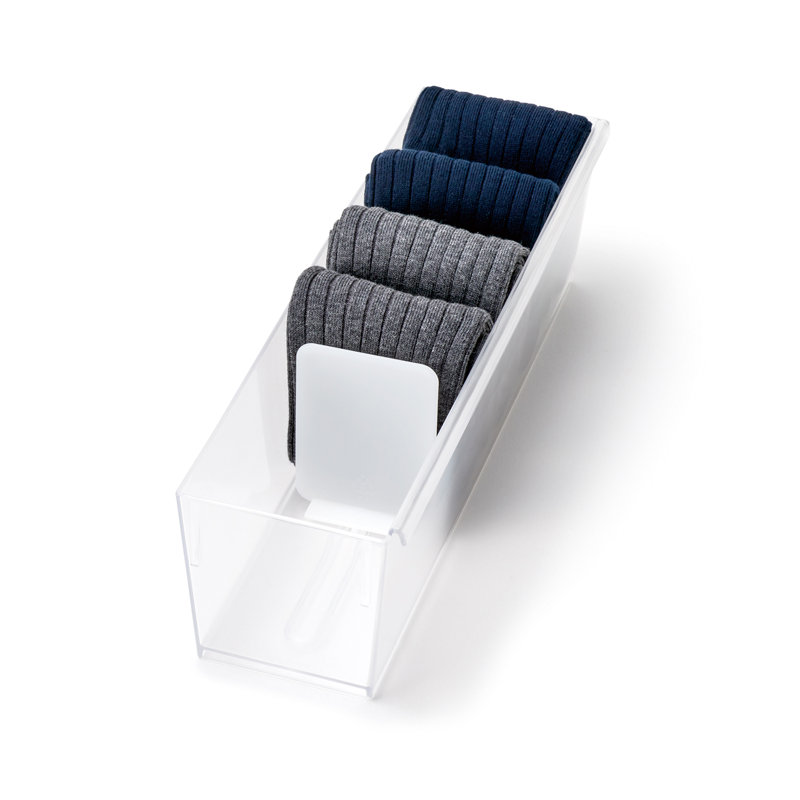  3.74" H x 3.74" W x 12.99" D Closet Drawer Organizer