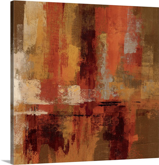 « square ii » par silvia vassileva,, reproduction d’art sur toile Castanets, H 30 po x l 30 po x P 1,25 po