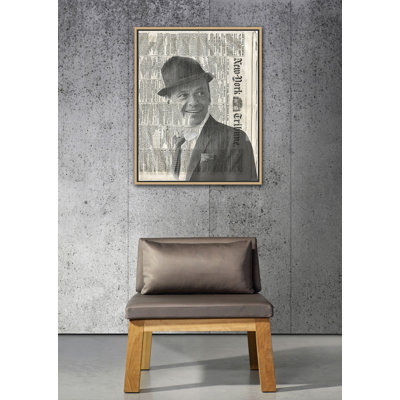 Sinatra - cadre flottant, impression sur toile
