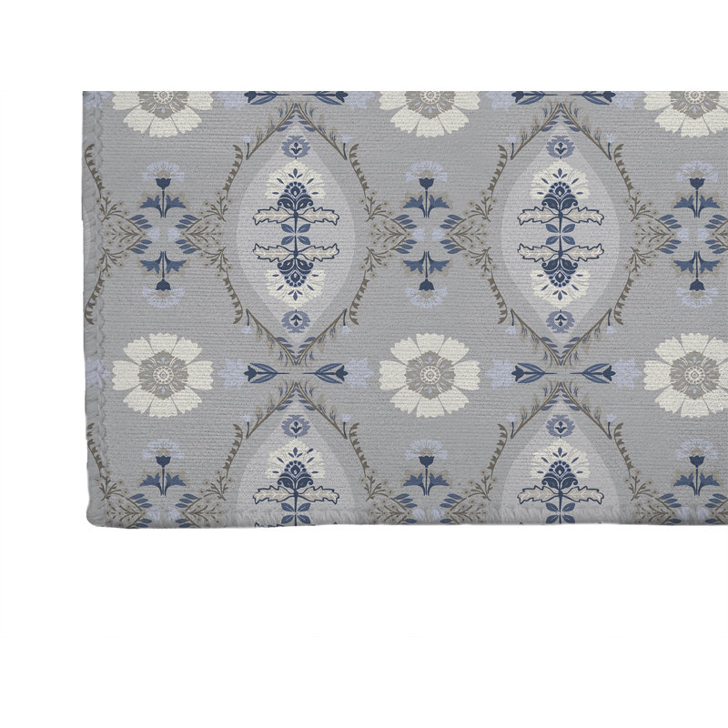 Tapis de cuisine Reeva, Gris, Rectangle 7 pi x 5 pi